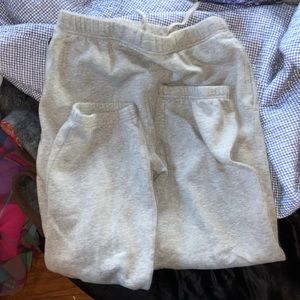 grey sweatpants